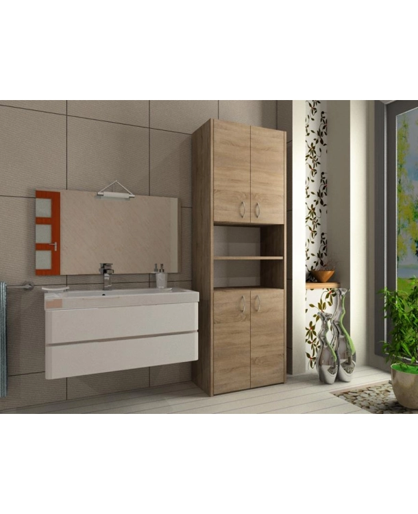 Słupek łazienkowy Adaś 4D sonoma 56 cm